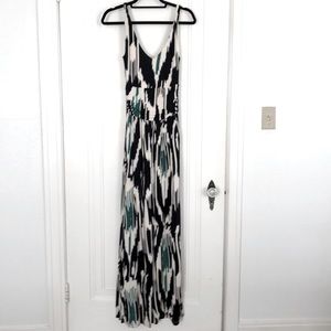 Anthropologie Vanessa Virginia Maxi Ikat Dress Size S